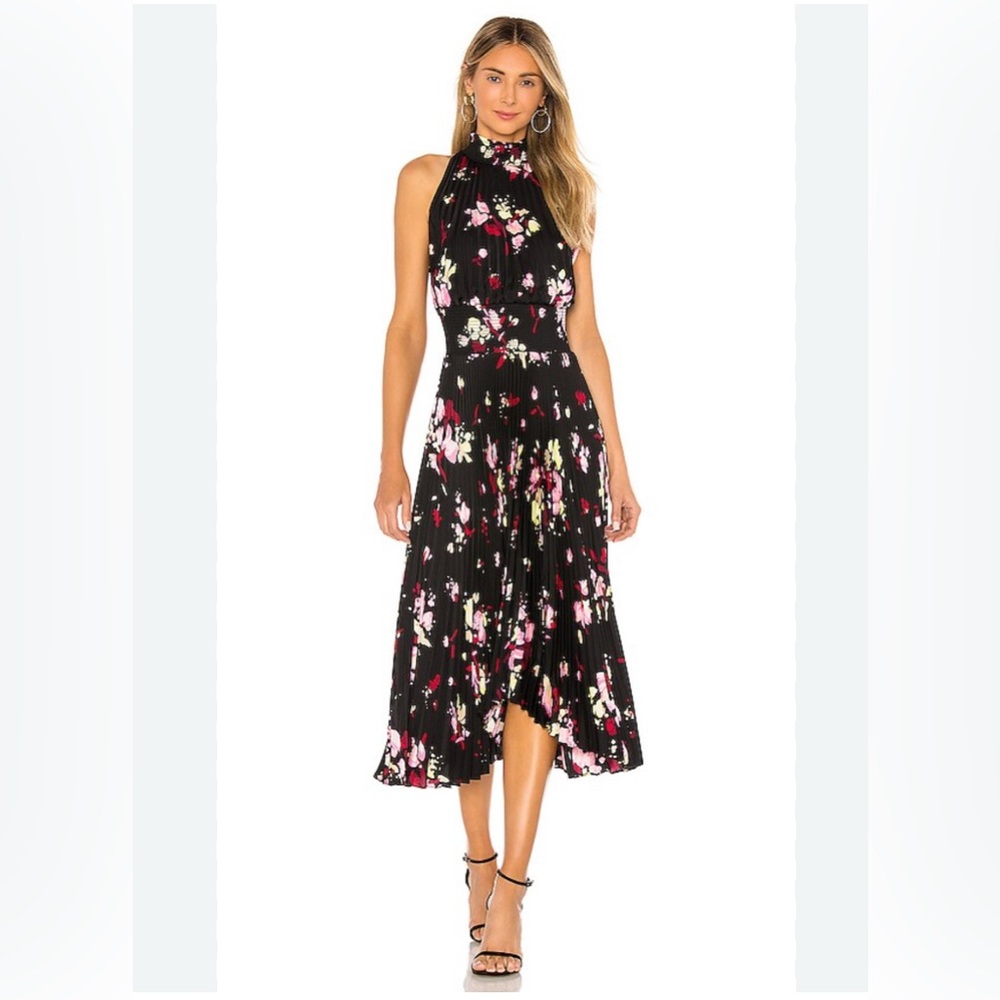 ALC Renzo Floral pleated blouson dresss Size 14